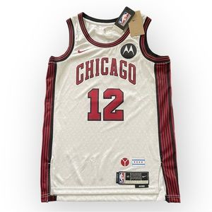 Ayo Dosunmu Nike Chicago Bulls 2022-23 City Edition Swingman Jersey Size 40 S